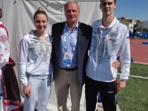 И снова золото у Скудняковой Елизаветы